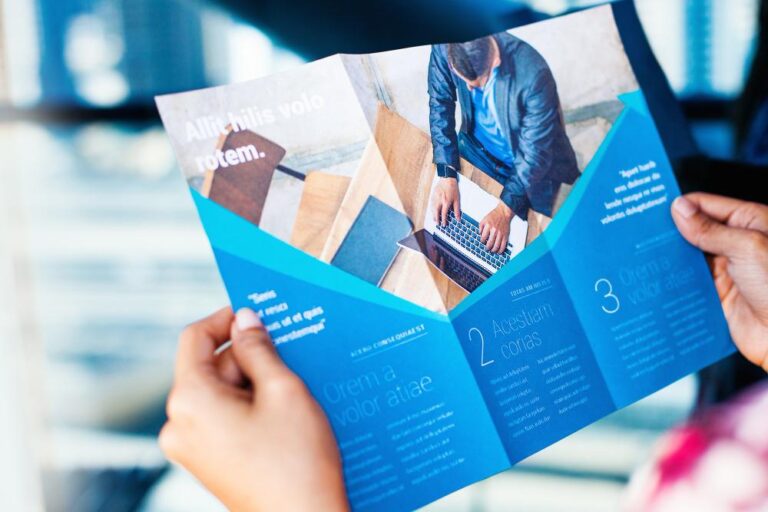 Conception de flyer d'entreprise